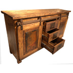 Industrial Rustic Reclaimed Wood Credenza