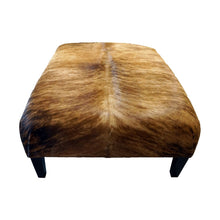 Load image into Gallery viewer, Cowhide Ottoman