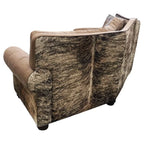 Palomino Curved Western Cowhide Sofa
