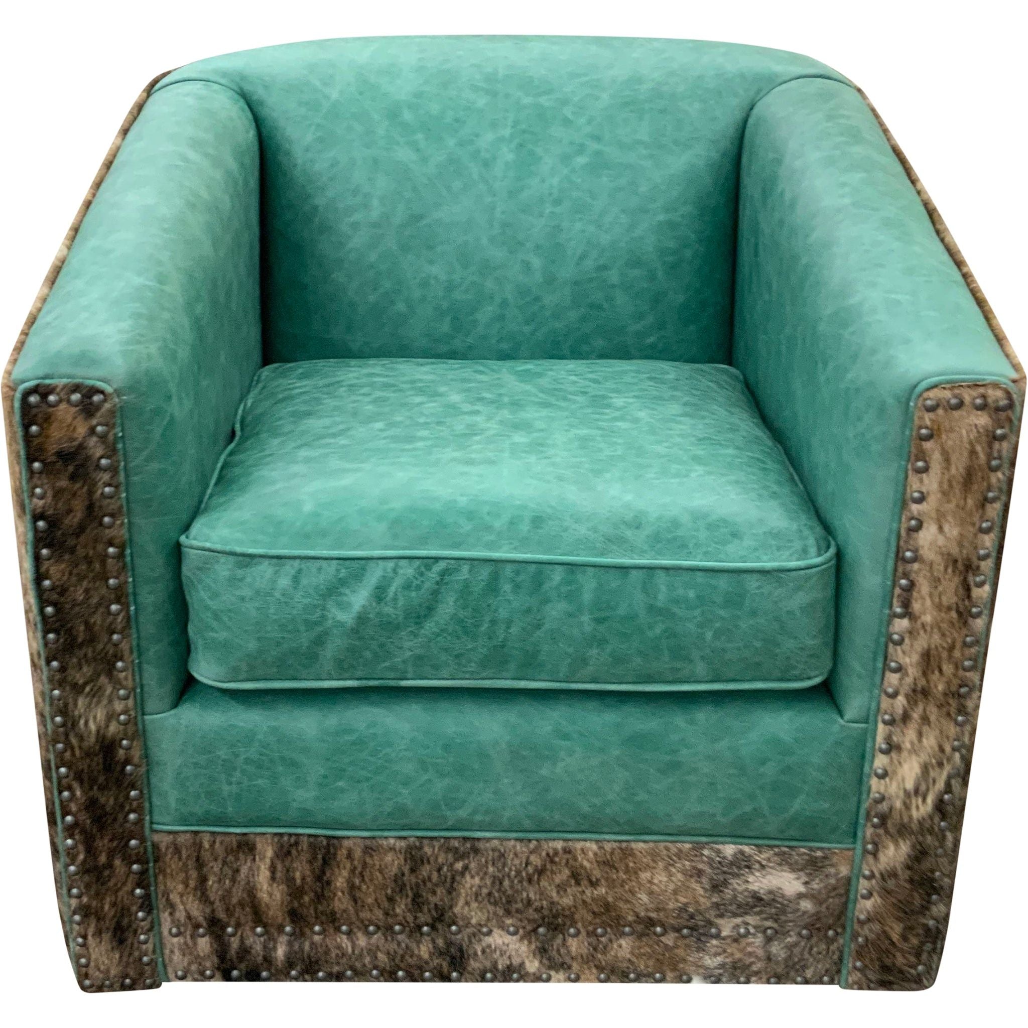 Albuquerque Turquoise Swivel Glider