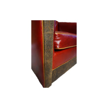 Load image into Gallery viewer, Roja Leather Swivel Glider