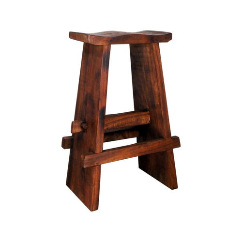 simple wood bar stool