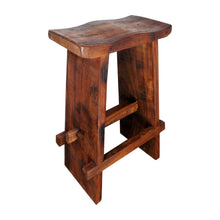 Load image into Gallery viewer, Simple Parota Wood Bar Stool