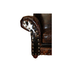 Maverick 3 Cushion Western Cowhide Sofa
