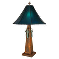 Cross Lamp w/ Beaded Base